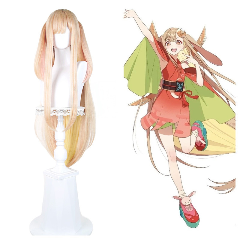 Women'S Kimono Accessories - Perruque de cosplay Kaguya déjà stylisée,