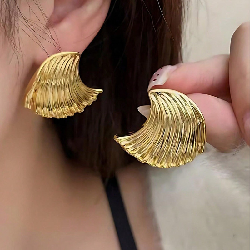 Women'S Accessories Zara - Pendientes 2024 tendencia zara rétro rayé