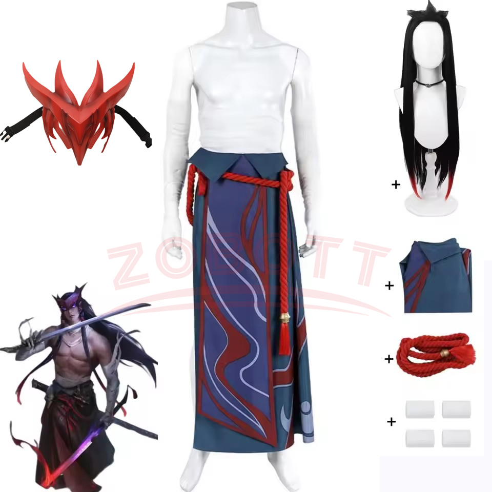 Women Accessories Kit - Jeu LOL inoublier Yone Cosplay Costume