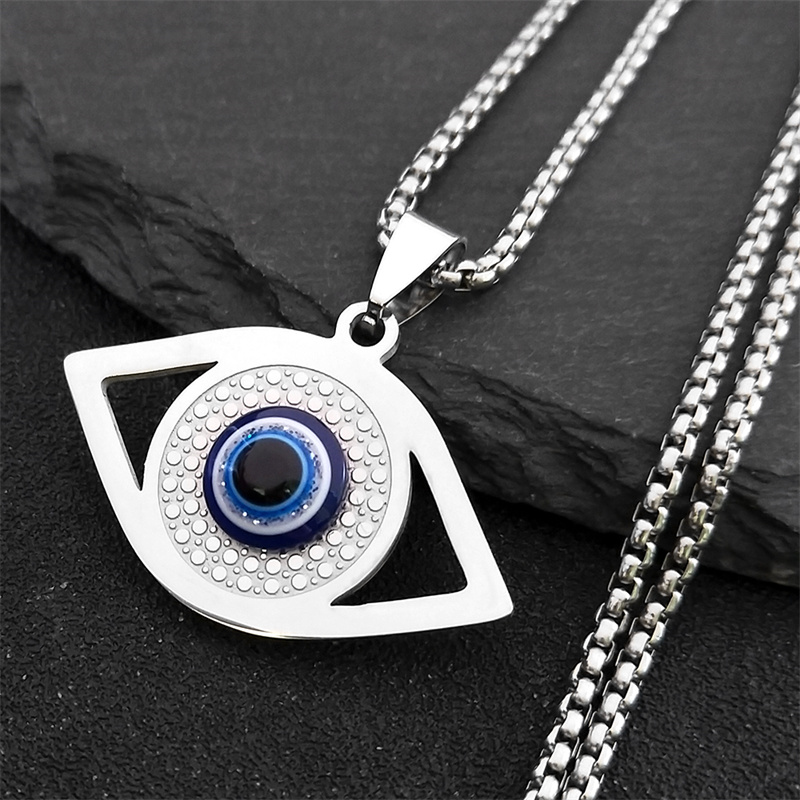 Evil Eye Bracelet - Collier et Bracelet en Acier Inoxydable