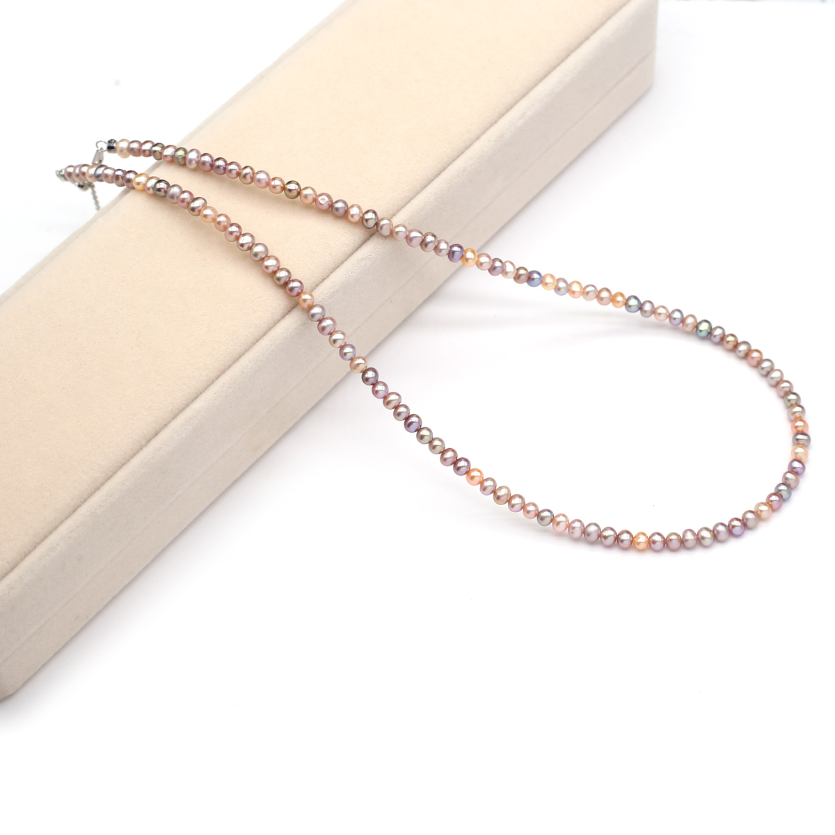 Woman Accessory - Collier de perles d'eau douce naturelles,