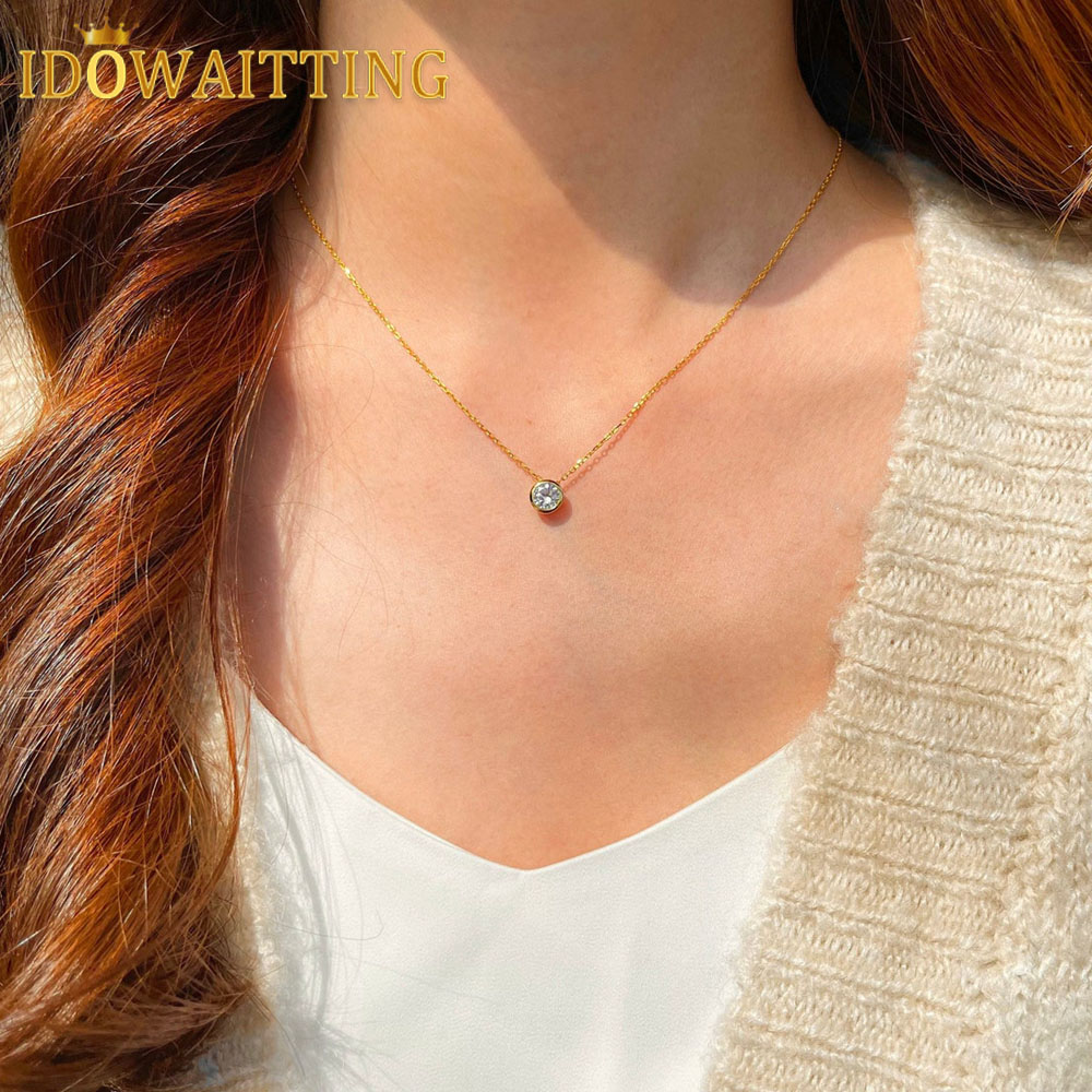 Charm Necklace Dainty - 100% 925 argent Sterling pour toujours