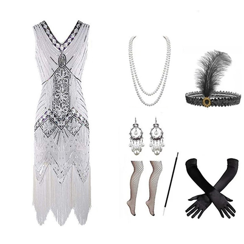 Ensemble robe flapper pour fem - Women Accessories Kit avis et prix