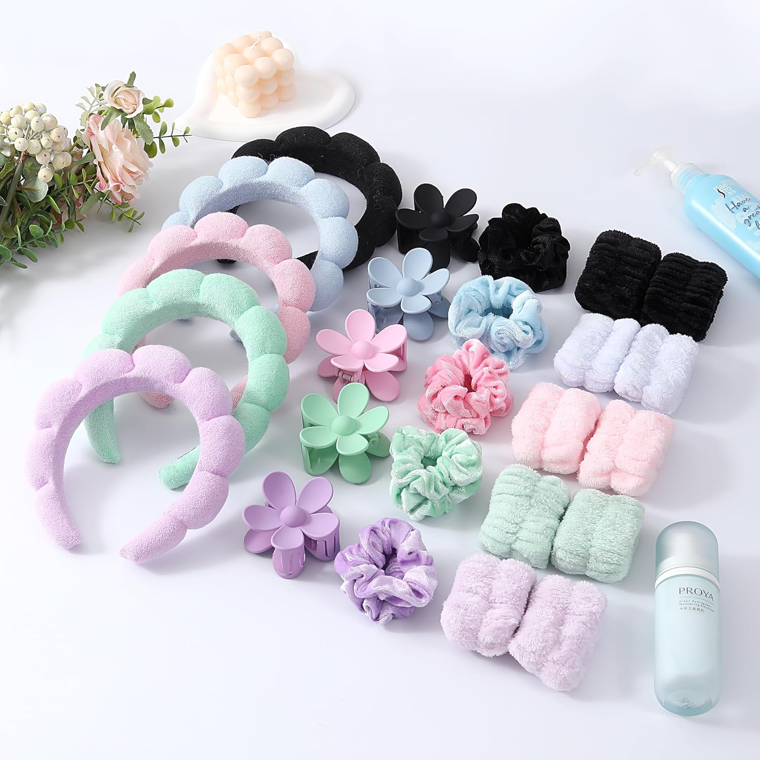 Ensemble de 6 bandeaux et brac - Women Accessories Combo Gift avis et prix