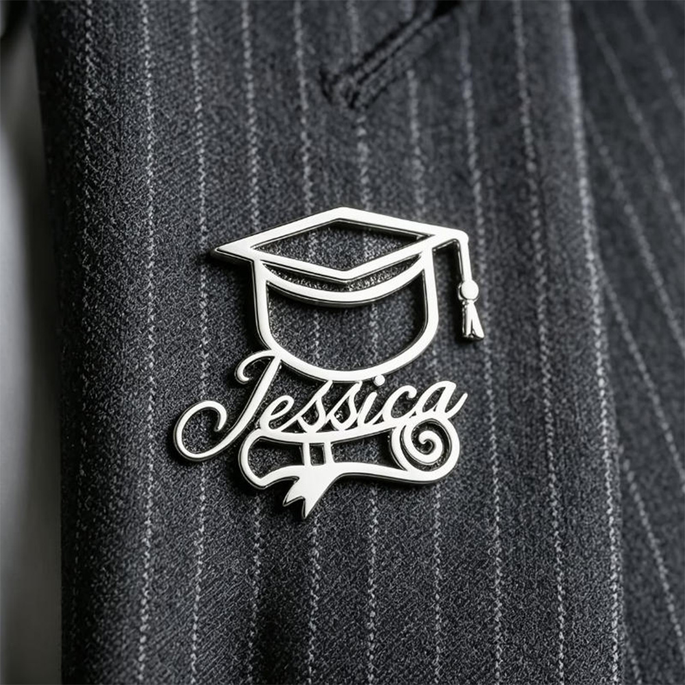 Broche personnalisée pour chap - Brooch Pin Gold avis et prix