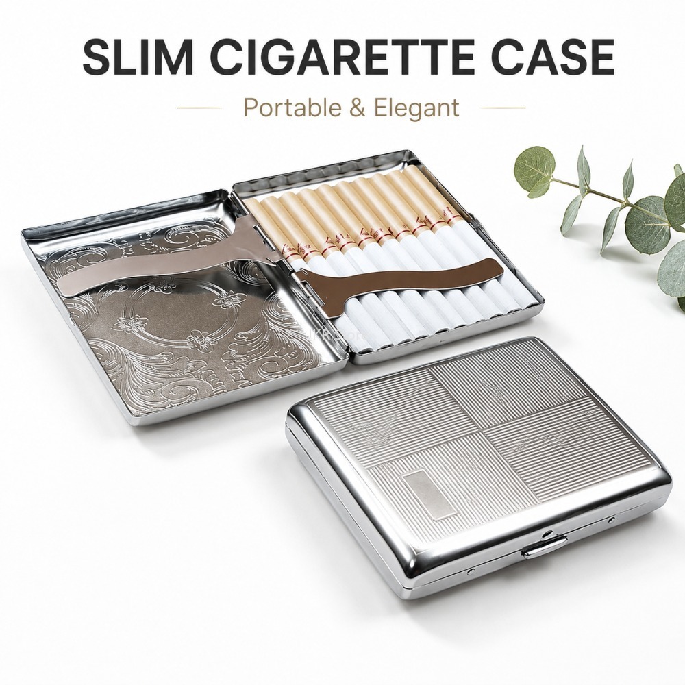 Boîte à cigarettes en acier in - Woman Accessory avis et prix