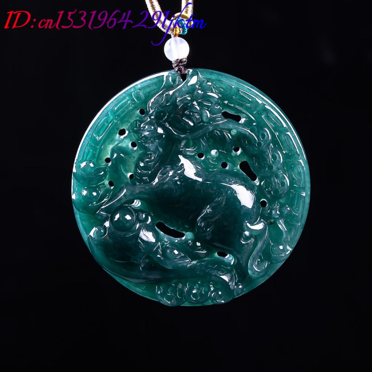 Pendentif Dragon en Jadeite Bi - Woman Accessory avis et prix