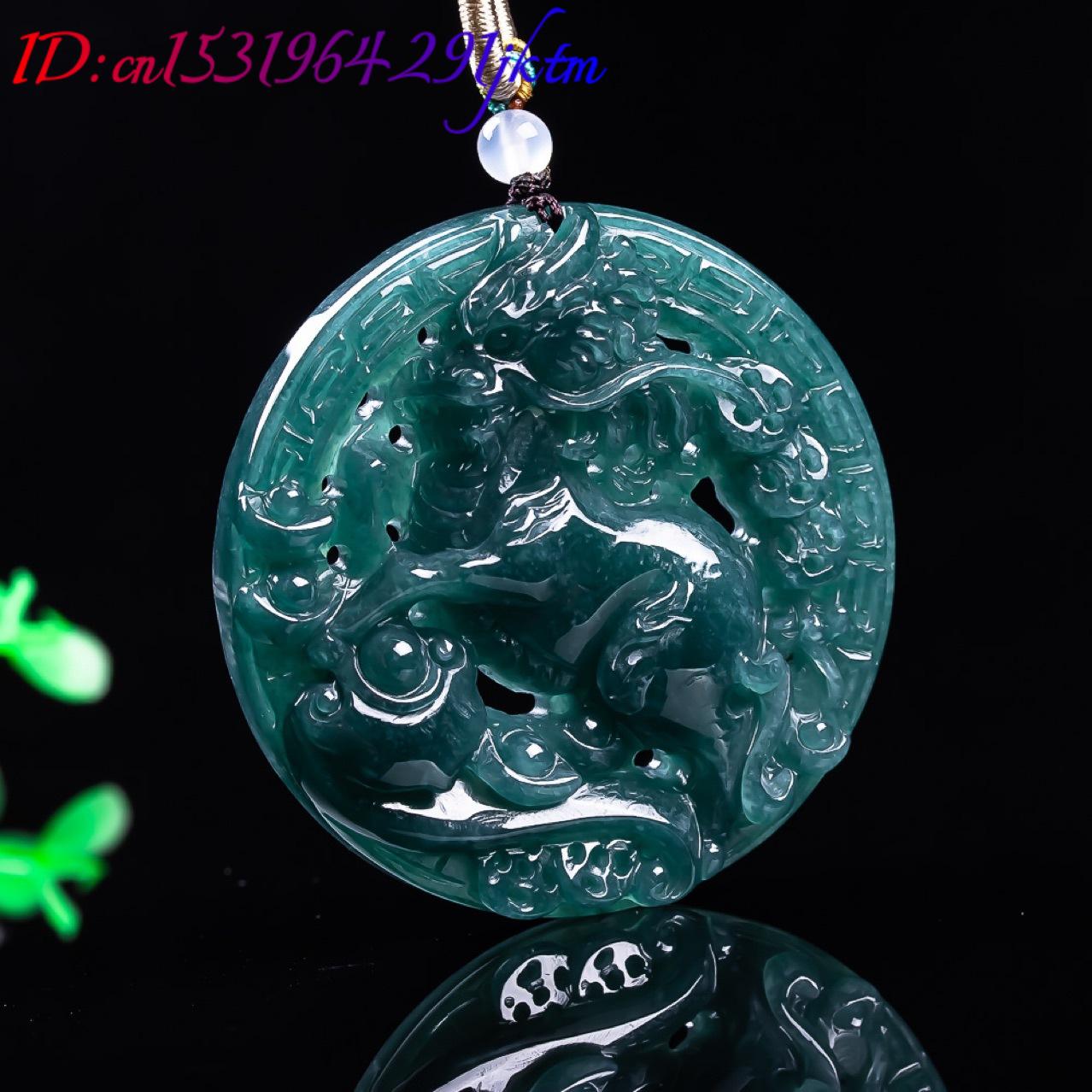 Pendentif Dragon en Jadeite Bi - Woman Accessory avis et prix