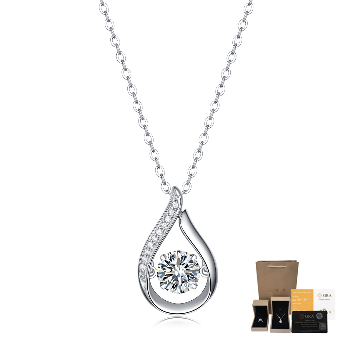 Collier pendentif en argent st - Charm Necklace Dainty avis et prix