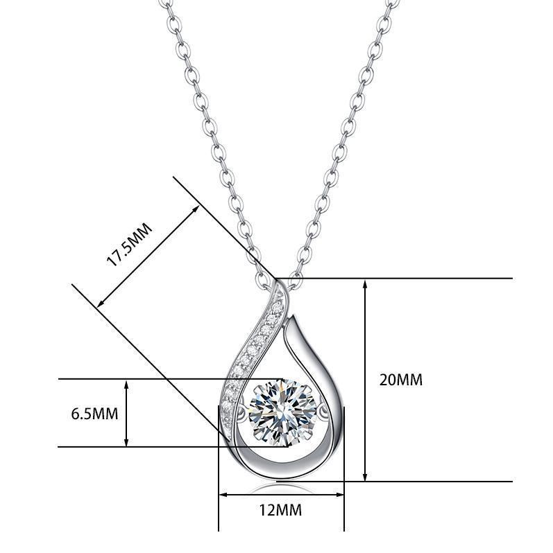 Collier pendentif en argent st - Charm Necklace Dainty avis et prix