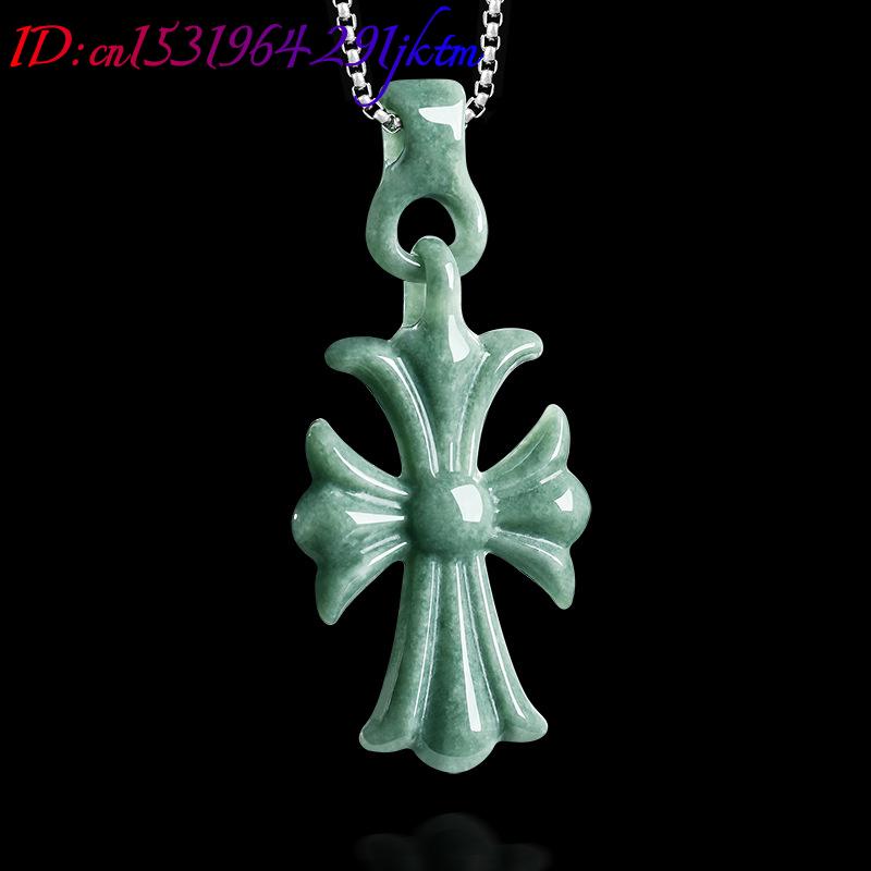 Collier pendentif croix en jad - Woman Accessory avis et prix