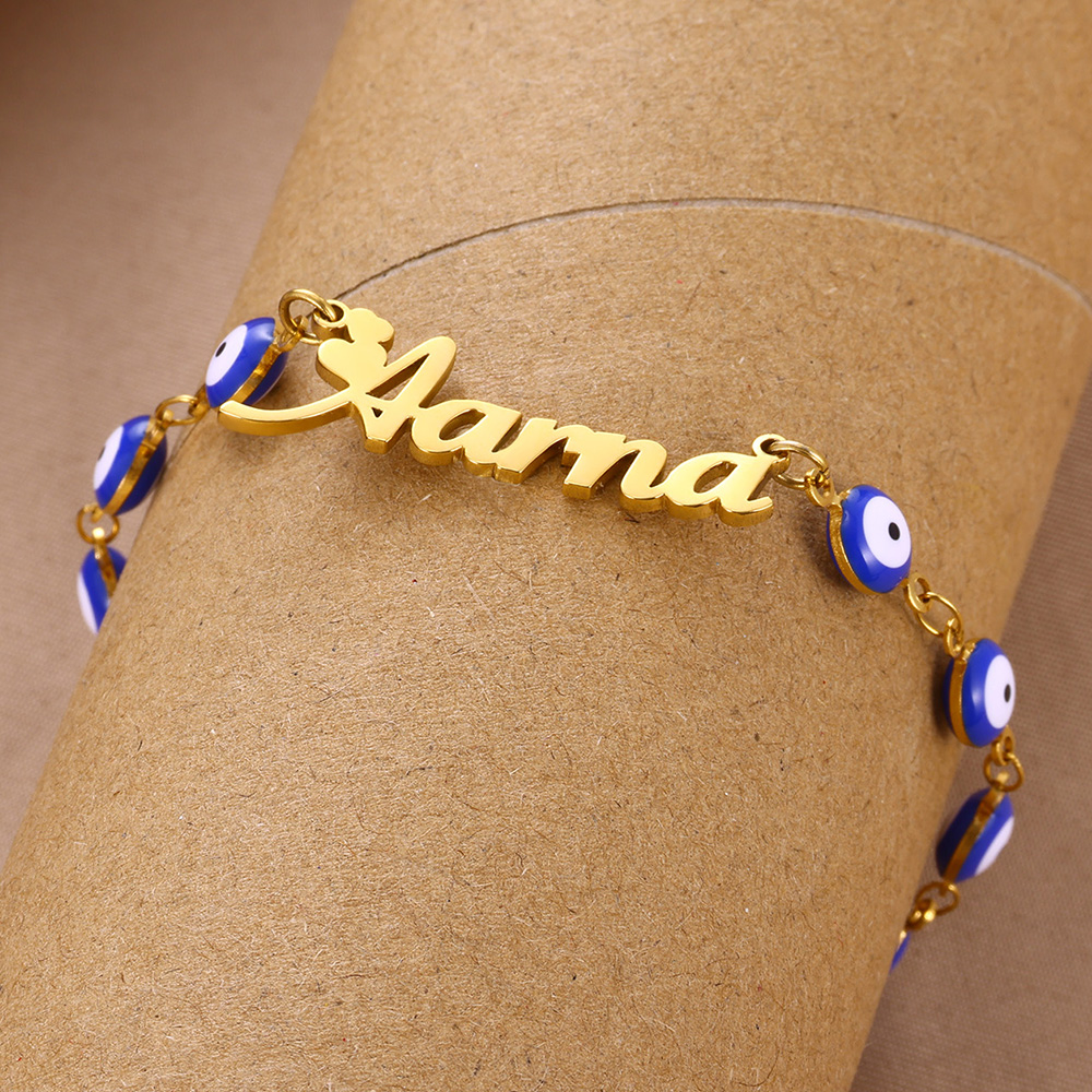 Bracelets personnalisés avec n - Evil Eye Bracelet avis et prix