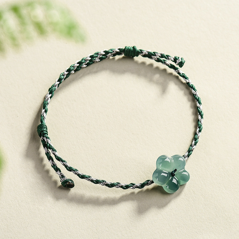 Bracelet à fleurs en jadéite b - Woman Accessory avis et prix