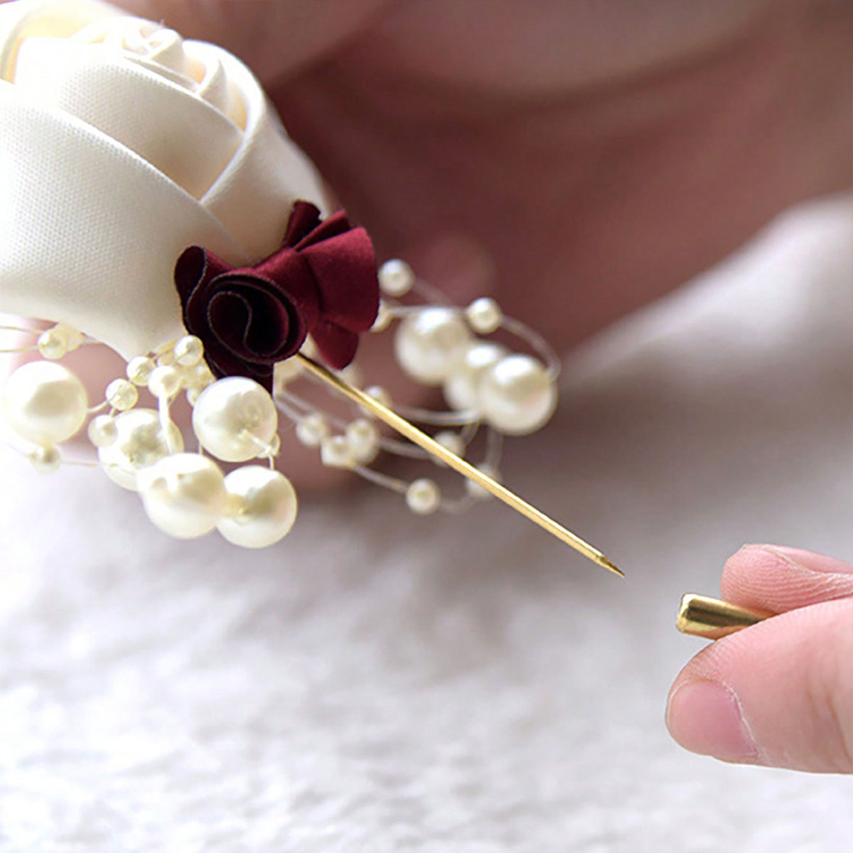 1 pièce Boutonnière de mariage - Brooch Pin Gold avis et prix