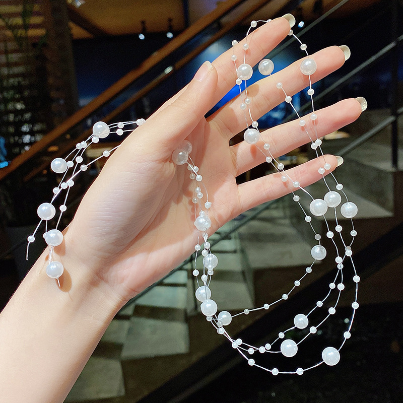 Élégante grappe de perles pour - Women Accessories Combo Gift avis et prix