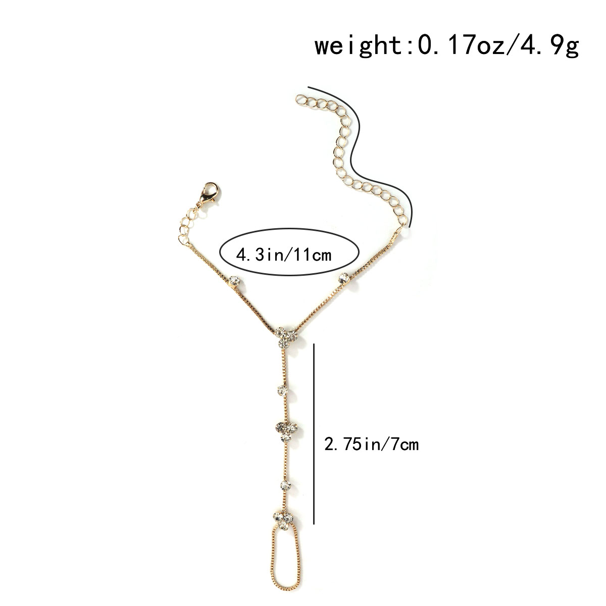 Bracelet minimaliste en strass - Women'S Accessories Gift Ideas avis et prix
