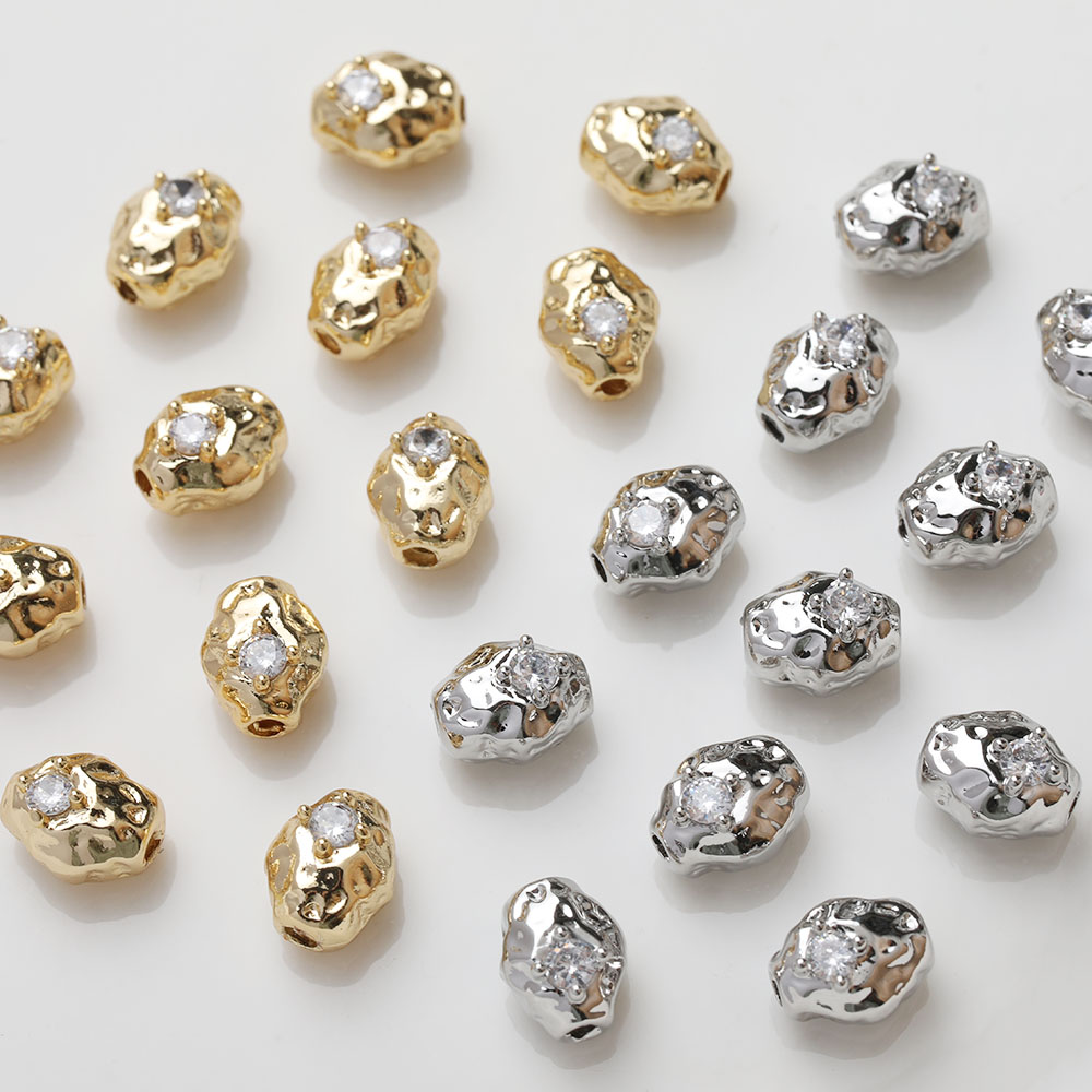 Perles ovales en laiton pour l - Charm Necklace Dainty avis et prix